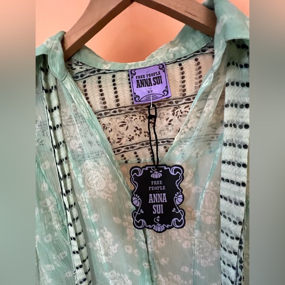 Free people x Anna Sui Blouse NWT - Picture 5 of 5